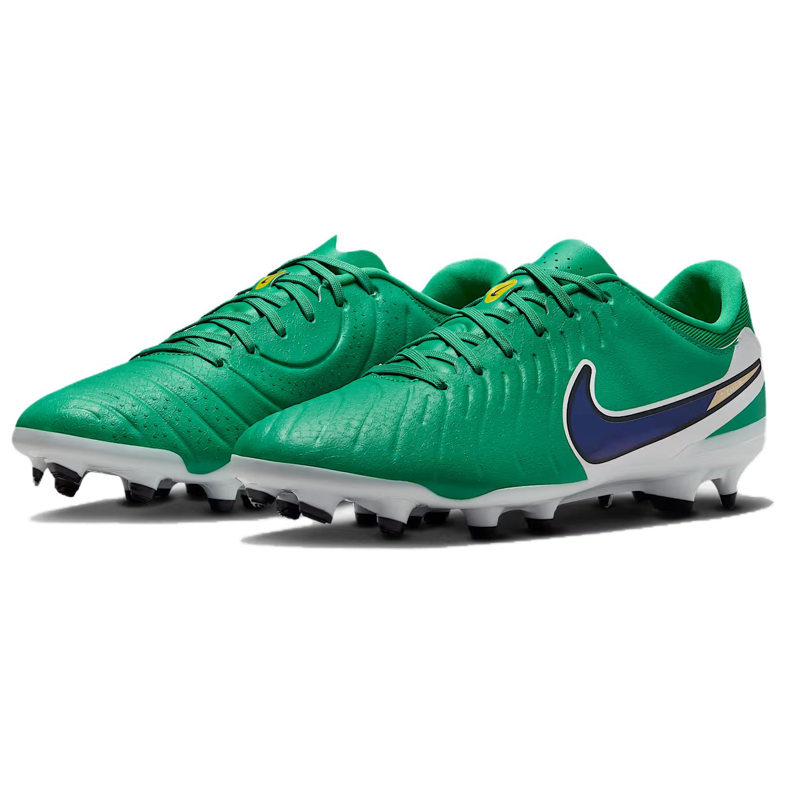 Nike Tiempo Legend 10 Academy Abrasion Resistant Abrasion Resistant Soccer Shoes Unisex Green