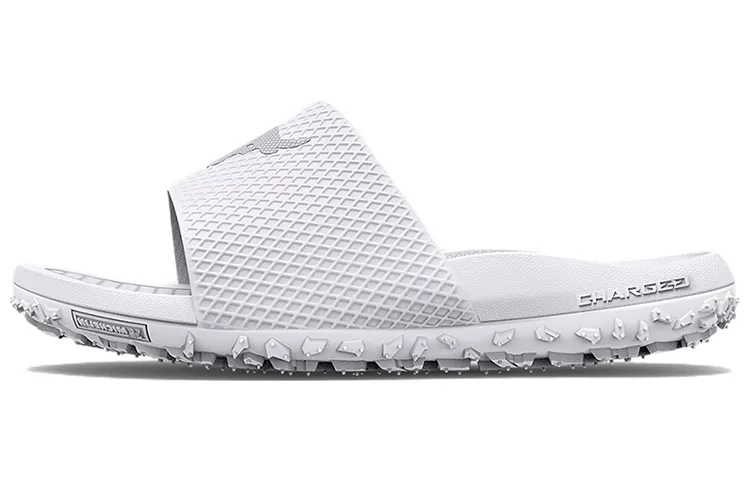 Under Armour Project Rock Slide 'White Halo Grey'