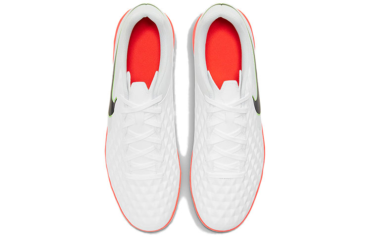 Мужские футбольные бутсы Nike Tiempo Legend 8 Club MG (серо-оранжевые) — фото 4
