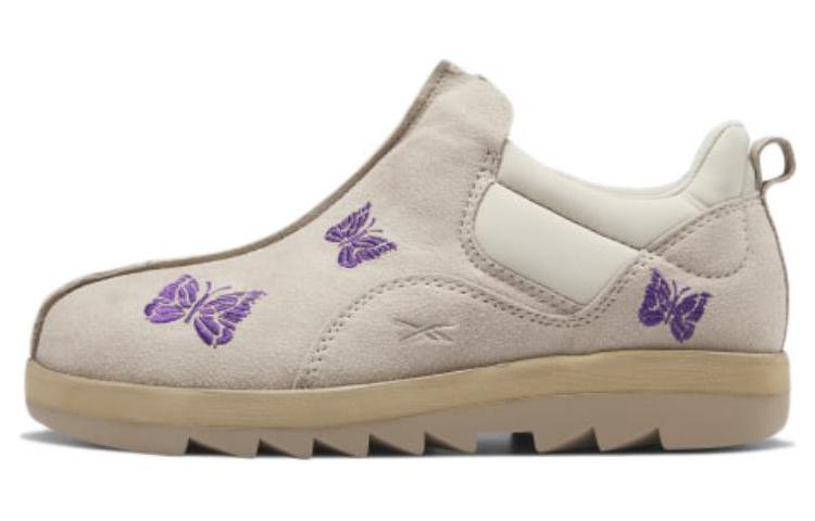 Reebok ✖ BEATNIK MOC NEE leather low-top butterfly retro casual shoes for men and women, beige