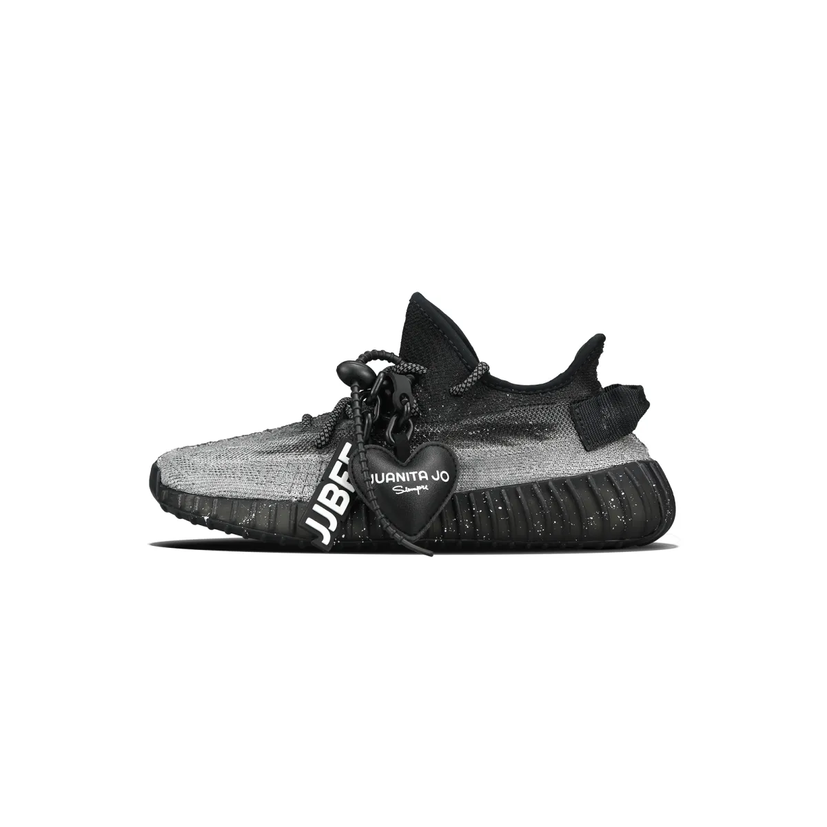 Adidas Originals Yeezy Boost 350 V2 Breathable Low top Casual Shoes Unisex Black Silver