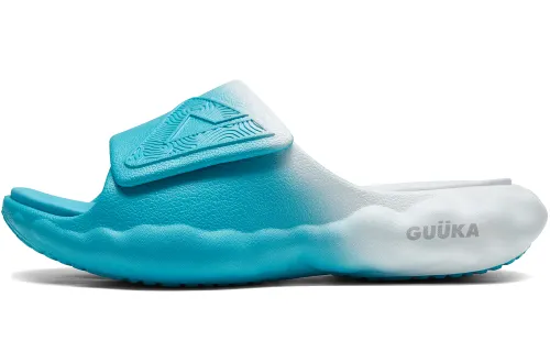 Guuka x PEAK Taichi Cloud Slide Slippers Men's White Blue