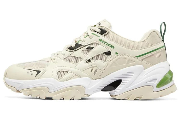 Skechers Stamina V2 'Beige White Green'