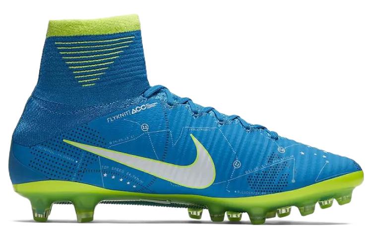 Мужские бутсы Nike Mercurial Superfly 5 NJR Ag-Pro AG (светло-синий) — фото 2