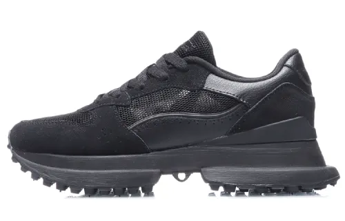 Li Ning CF Casual Shoes Women's Low Top Black