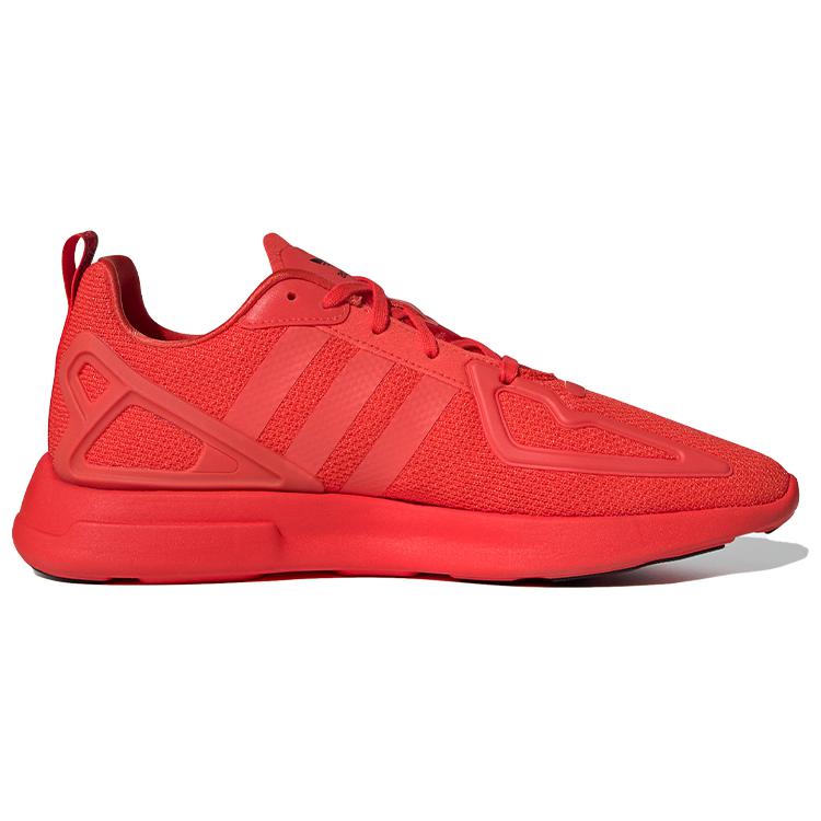 Кроссовки adidas originals ZX 2K Flux (красные) — Красный — фото 2