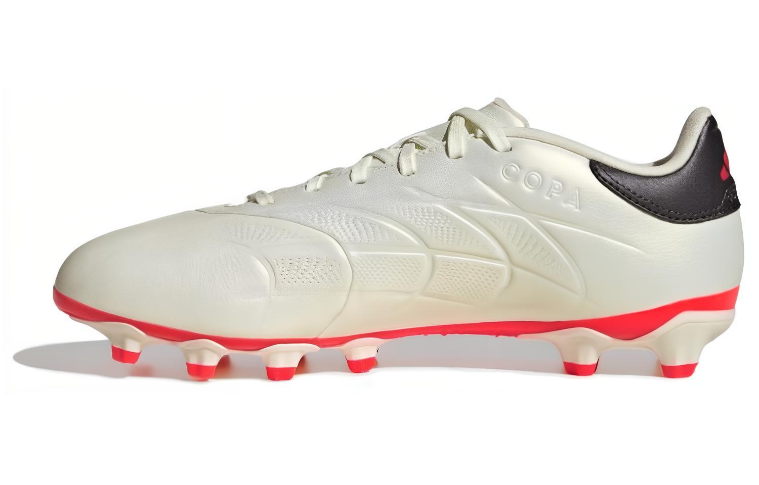 Adidas COPA PURE 2 Artificial Turf Slip Resistant And Breathable Soccer Shoes Unisex White Red