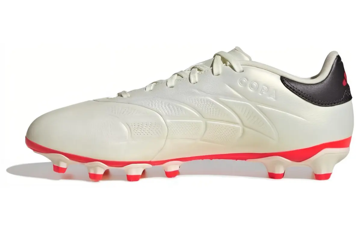 Adidas COPA PURE 2 Artificial Turf Slip Resistant And Breathable Soccer Shoes Unisex White Red