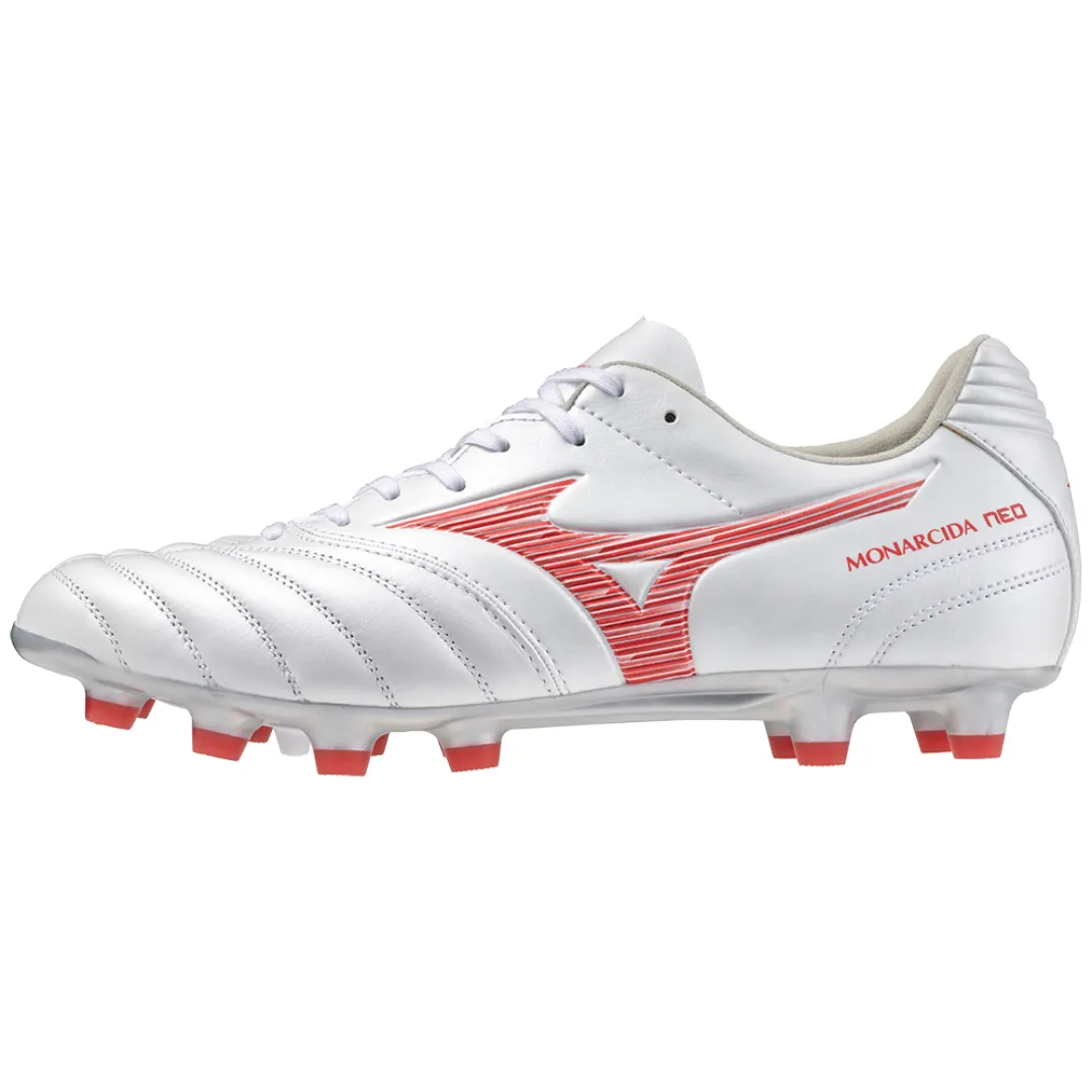Mizuno Slip Resistant Abrasion Resistant Soccer Shoes Men's Silver Wide Fit