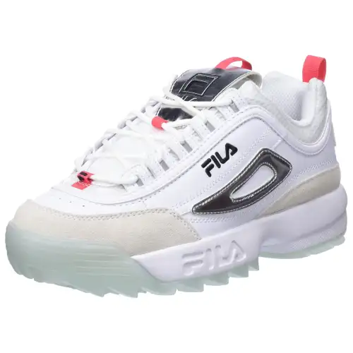 FILA DamenDisruptor Cushioning, Wear Resistant Low top Casual Shoes Women's White Silver