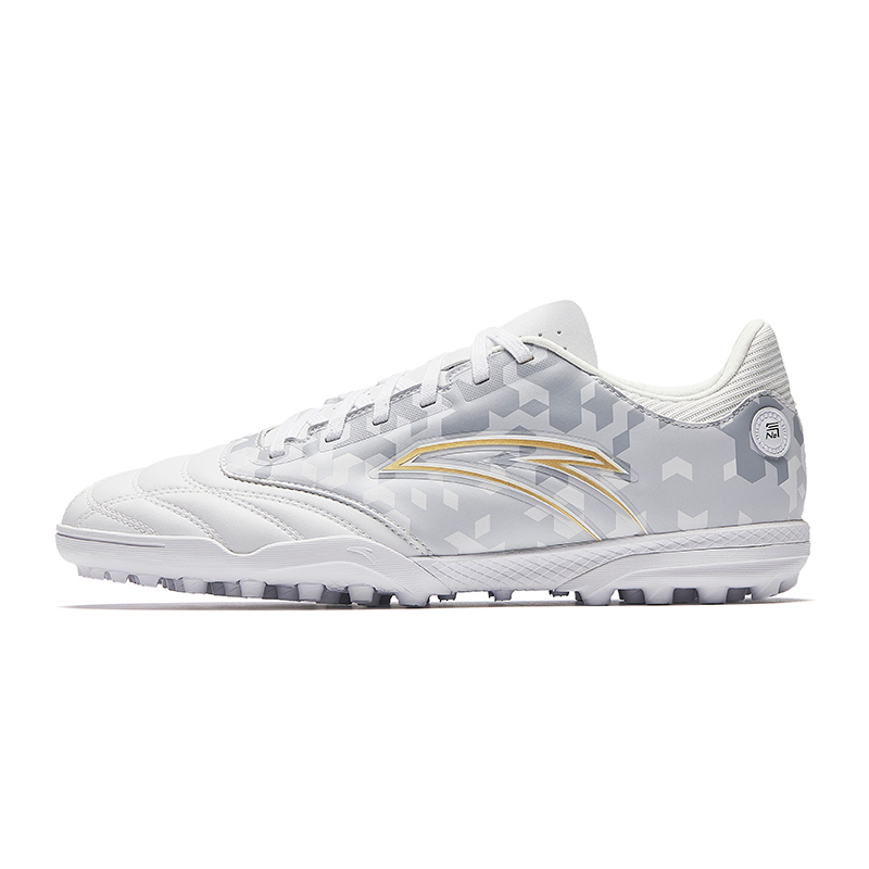 Anta TF Turf Soccer Shoes Men’s White Gray