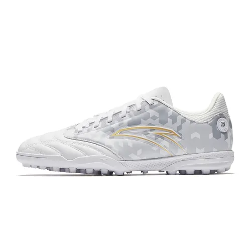 Anta TF Turf Soccer Shoes Men's White Gray