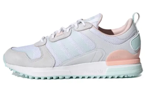 Adidas Originals ZX 700 Mesh Breathable Low top Casual Shoes Women's White Gray
