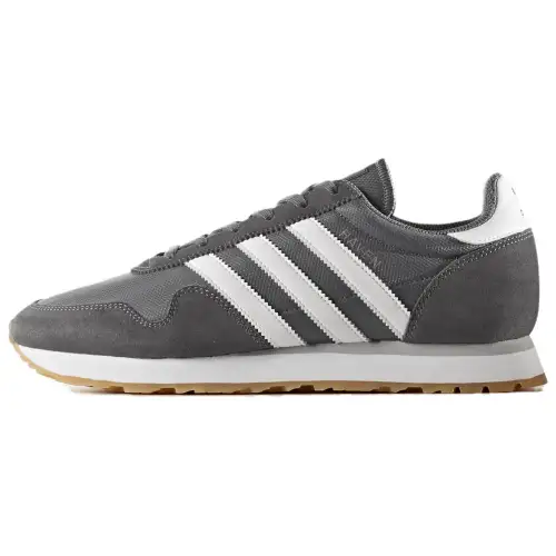 Adidas Originals Haven Slip Resistant Abrasion Resistant Low top Casual Shoes Unisex Gray