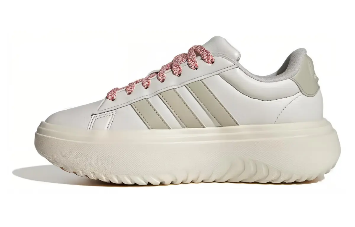 Adidas Grand Court Platform 'Beige Pink' Women's