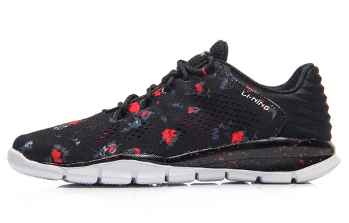 Li Ning Spirituality Casual Shoes Women's Low Top Black/Red