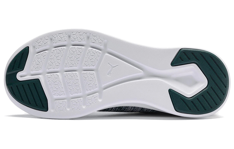 Женские кроссовки PUMA IGNITE Flash Evoknit (серо-зелено-белые) — Серый / зелёный / белый — фото 6