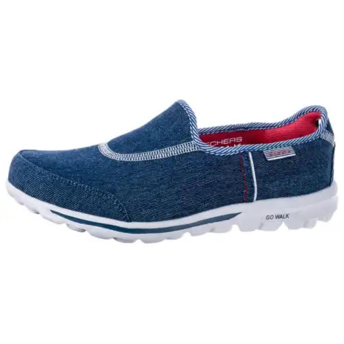 Skechers Go Walk Classic Cushioning, Wear Resistant Low top Casual Shoes Women's Blue