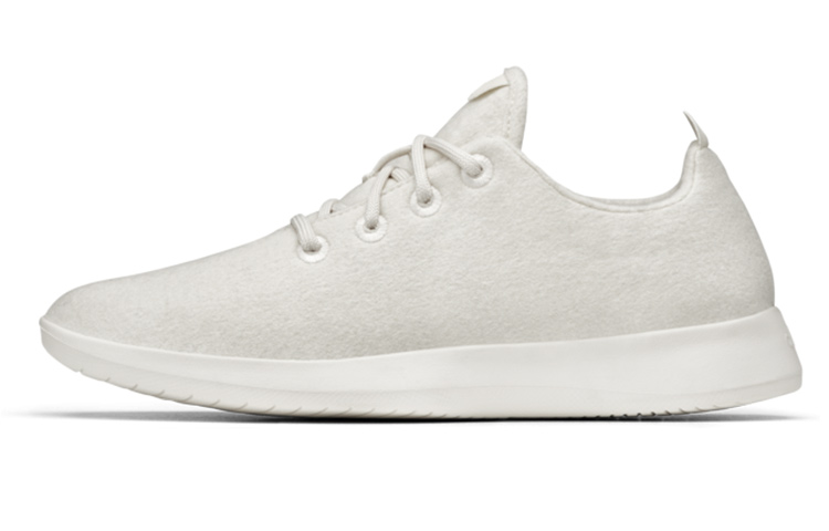 Allbirds Wool Runner Cushioning Abrasion Resistant Slip Resistant Low top Sports Casual Shoes Men's Natural White