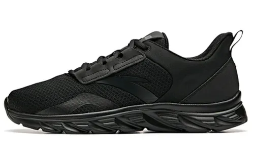 Anta Life Collection Cushioning Breathable Lightweight Low top Casual Shoes Men's Black