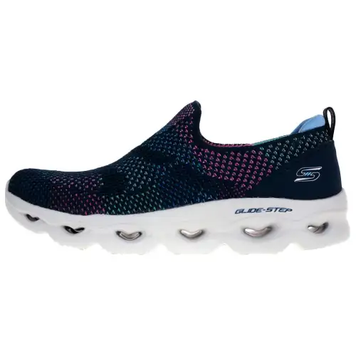 Skechers GLIDE STEP ALLURE Cushioning, Wear Resistant Low top Casual Shoes Women's Black
