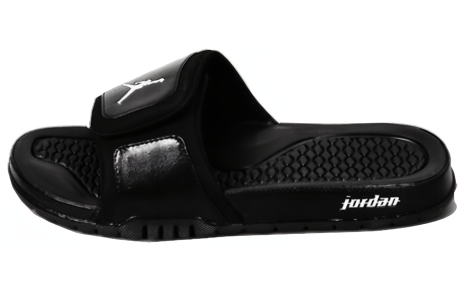 Air Jordan Hydro 2 Slide 'Black Metallic Silver'