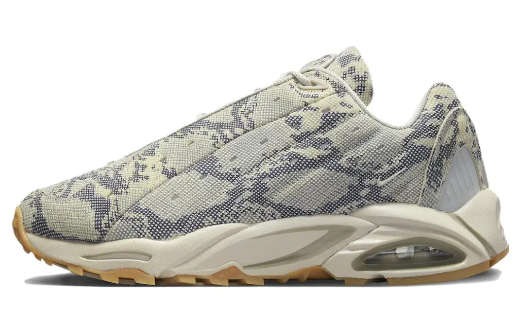 Nike x NOCTA Hot Step Air Terra 'Light Bone' Snakeskin Print Low top Casual Shoes Unisex Gray Black