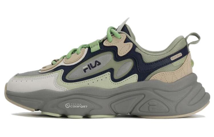 FILA Fila Mars 1 fabric Mars 1.0 simple and versatile shock-absorbing and wear-resistant low-cut lifestyle shoes for women blue gray
