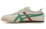 Onitsuka Tiger MEXICO 66 Comfortable Slip Resistant Low top Casual Shoes Unisex Beige Green