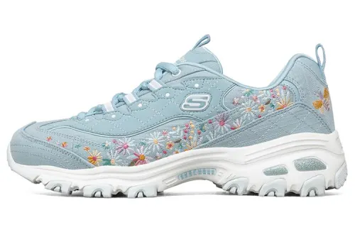 Skechers D'Lites 1.0 Low TopRunning Shoes Blue Women's