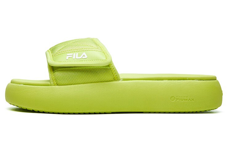 Женские шлепанцы Fila FUSION DONUT DX MORDEN CHIC-FMC (кислотно-оранжевые) — 酸橙色 — фото 1