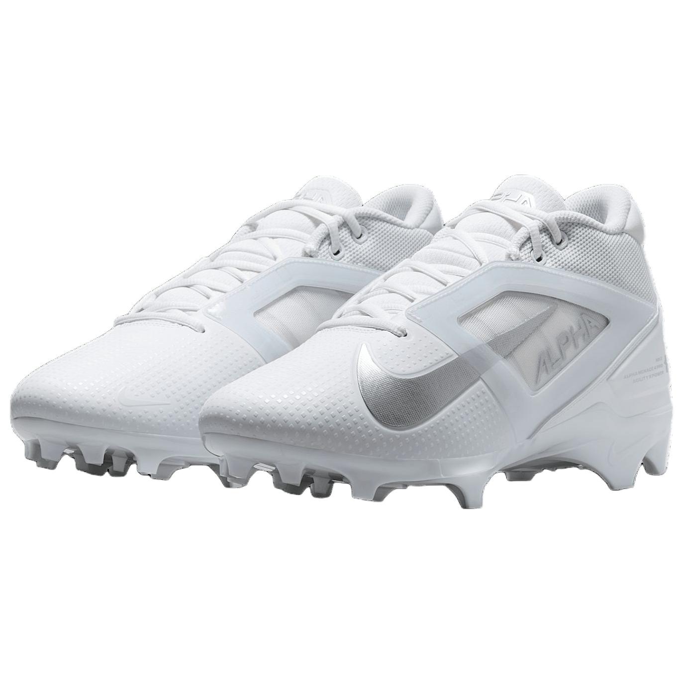 Nike Alpha Menace 4 Pro White Metallic Silver