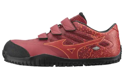 Mizuno TD22L Slip Resistant Abrasion Resistant Low top Sports Casual Shoes Red Black