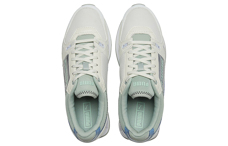 Женские кроссовки PUMA Mile Rider (фиолетовый / хаки / белый / синий / серый) — фото 4