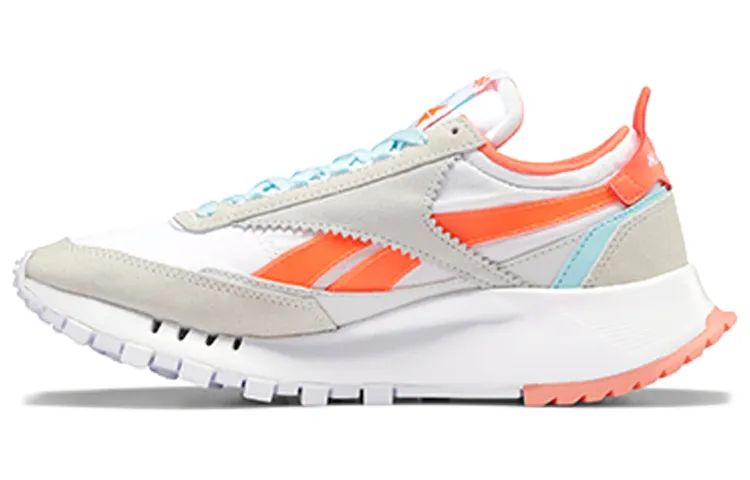 Reebok Wmns Classic Leather Legacy 'White Orange Flare' Women's