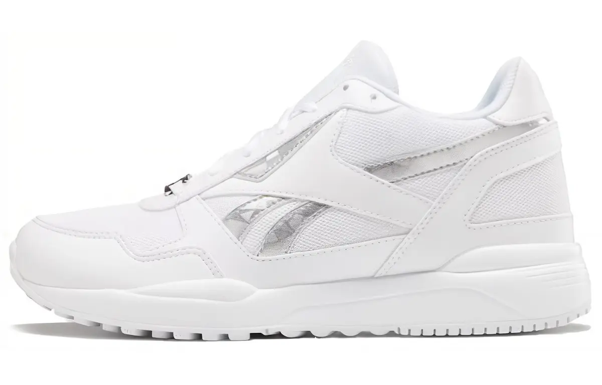Reebok Royal Bridge Mesh, Textile Cushioning Breathable Cushioning Breathable Low top Casual Shoes Women's White Silver