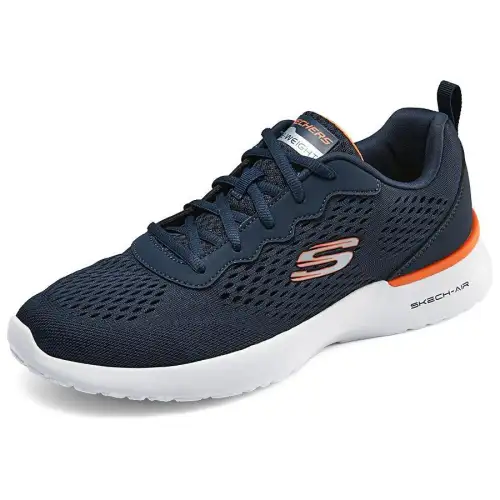Skechers Skech Air Dynamight Soft And Comfortable Low top Casual Shoes Men's Blue