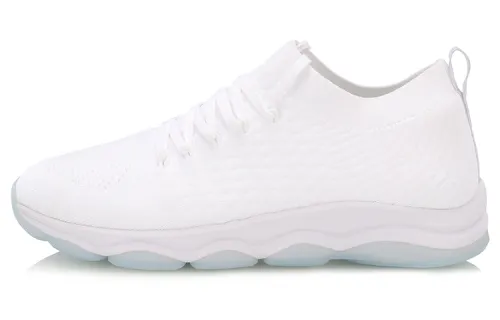 Li Ning Wujie Fabric Cushioning Slip Resistant Breathable Abrasion Resistant Lightweight Low top Casual Shoes Women's