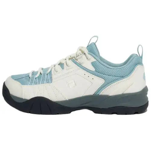 FILA Peyto Abrasion Resistant Abrasion Resistant Low top Casual Shoes Unisex White Blue