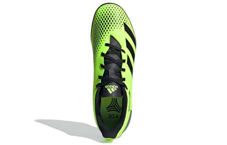 Мужские бутсы adidas Predator 20.4 (черно-зеленые) — 荧光绿/黑色 — фото 5