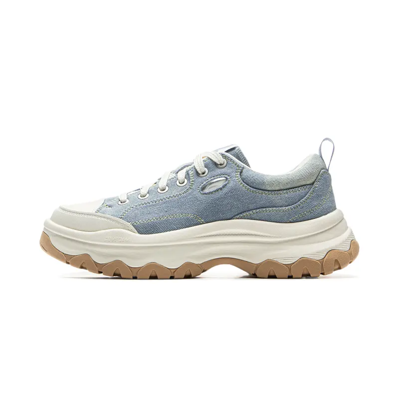 Li Ning Sports Life Collection Slip Resistant Abrasion Resistant Low top Casual Shoes Women's Blue