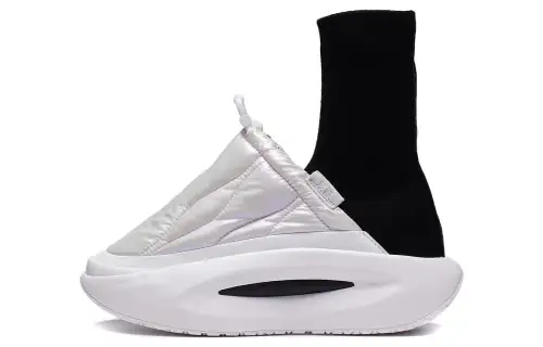Li Ning Cloud Traveler Fluffy Comfortable Cushioning, Wear Resistant Low top Casual Shoes Women's Ecru