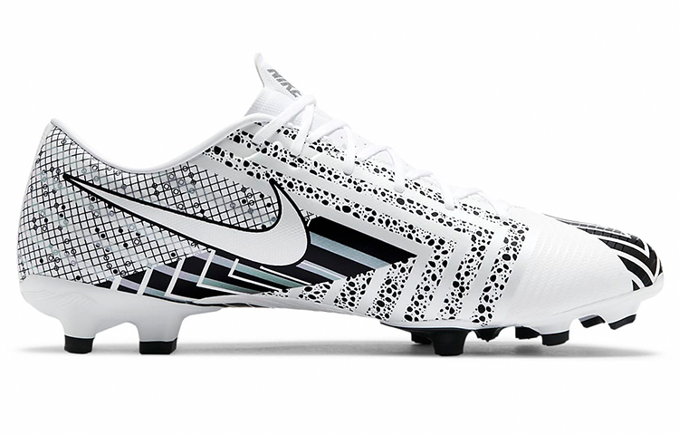 Мужские футбольные бутсы Nike Mercurial Vapor 13 Academy MDS MG (белый / черный) — Белый / чёрный — фото 2