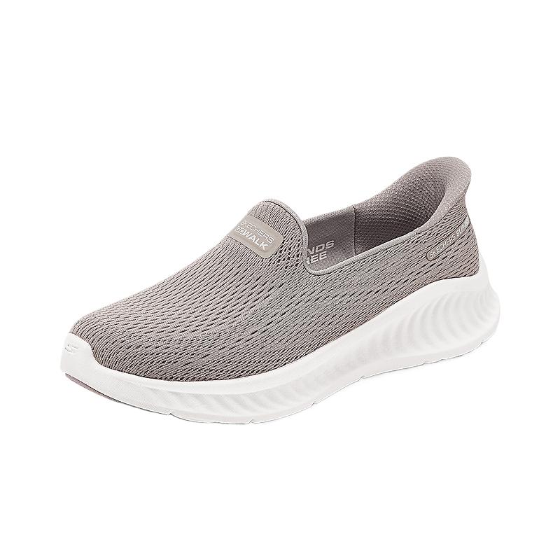 Skechers Women’s GO WALK Comfortable Breathable Low top Casual Shoes Women’s Taupe