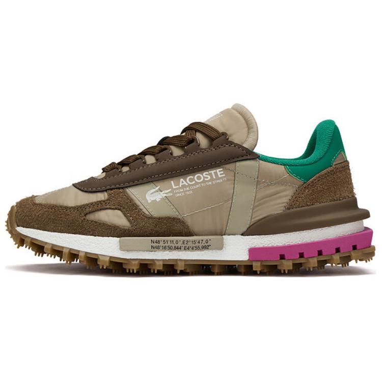 Женские кроссовки LACOSTE 48SFA0074-7B3 (коричневые)