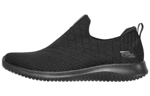 Skechers Ultra Flex 1.0 Casual Shoes Women's Mid Top Pure Black