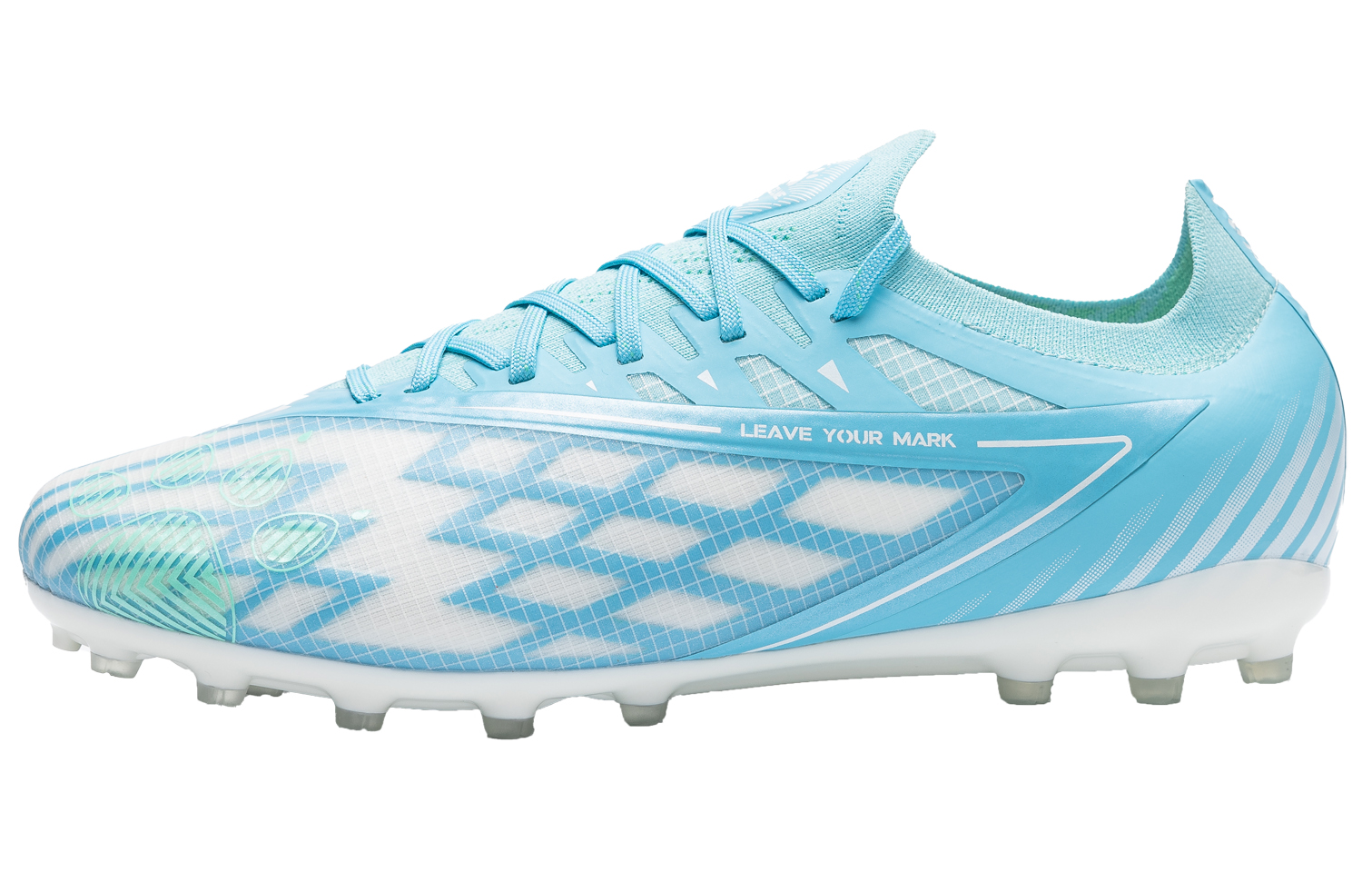 KELME Shadow 1.0 MG Multi Ground Slip Resistant, Abrasion Resistant, Breathable Soccer Shoes Men’s Sky Blue