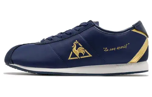 Le Coq Sportif Cushioning Slip Resistant Abrasion Resistant Breathable Casual Shoes Unisex Turquoise Blue