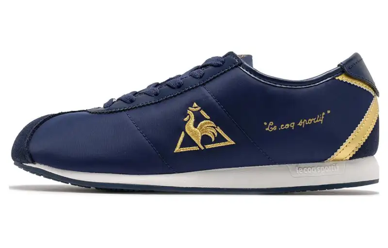 Le Coq Sportif Cushioning Slip Resistant Abrasion Resistant Breathable Casual Shoes Unisex Turquoise Blue