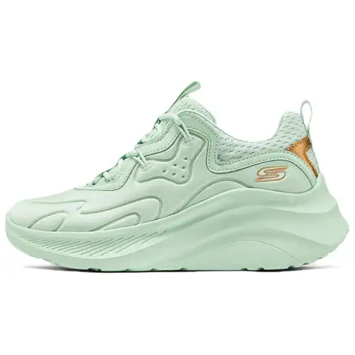 Skechers Bob's Breathable Rebound Breathable And Resilient Low top Casual Shoes Women's Green
